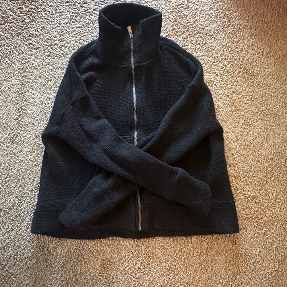 Sweaty Betty Charcoal Knit Jacket